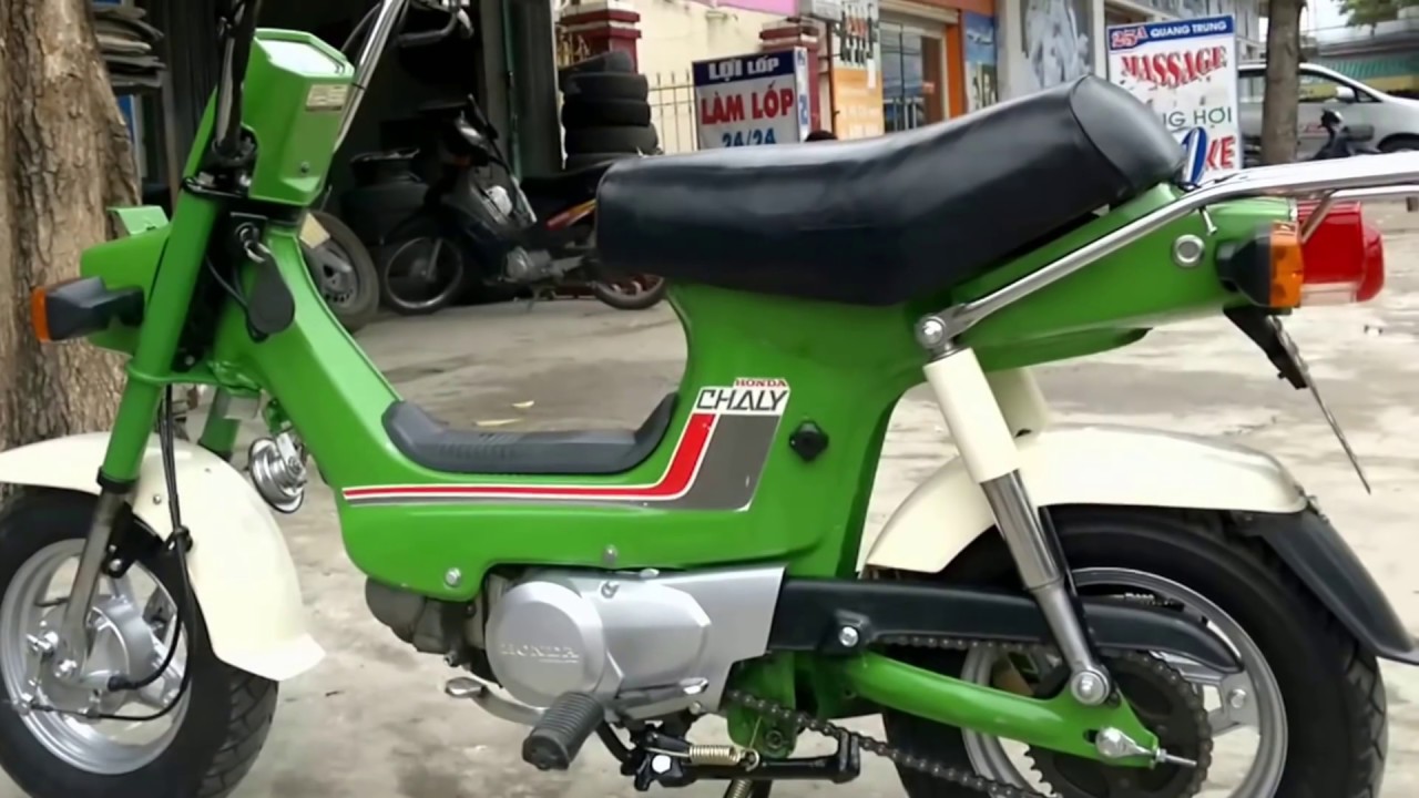Sơn xe máy Honda Chaly màu vàng cực đẹp  SƠN XE SÀI GÒN